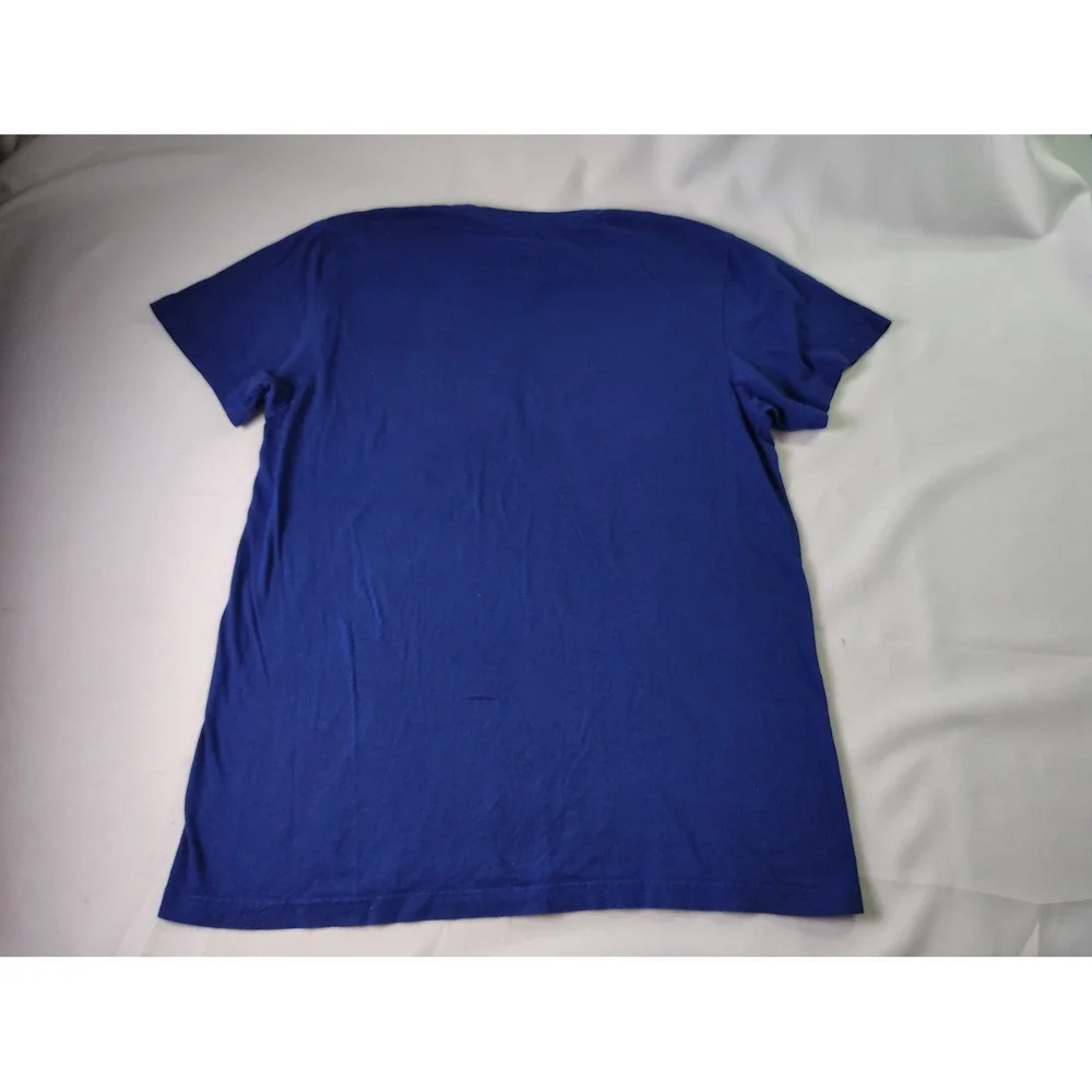 Polo‎ Ralph Lauren T Shirt Mens Medium M Blue Yellow Pony Classic Fit Tee